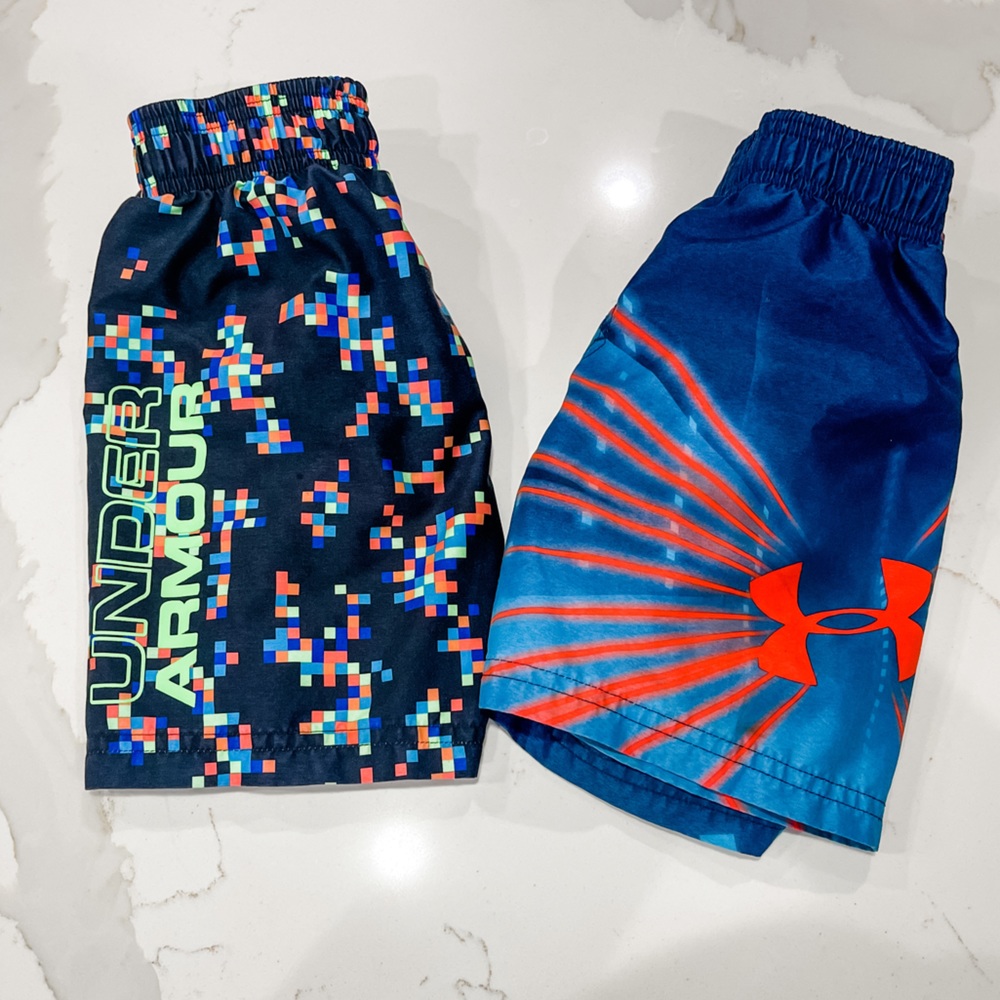 Set of 2 Under Amour Boys Swim Trunk